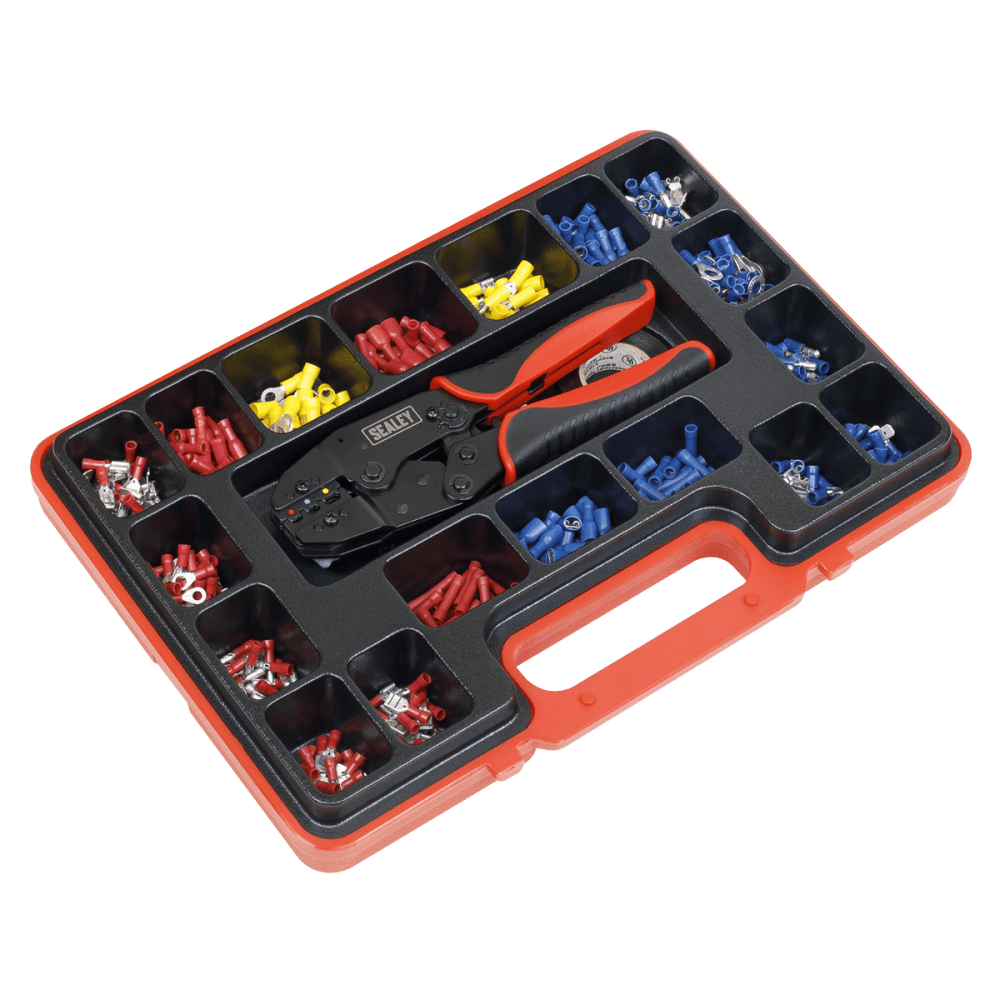 Sealey Ratchet Crimping Tool Kit 552pc Model No-AK386
