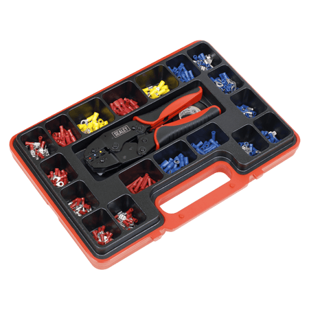 Sealey Ratchet Crimping Tool Kit 552pc Model No-AK386