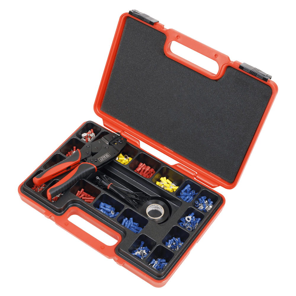 Sealey Ratchet Crimping Tool Kit 552pc Model No-AK386