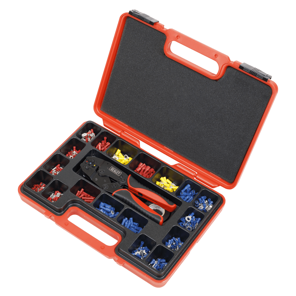 Sealey Ratchet Crimping Tool Kit 552pc Model No-AK386