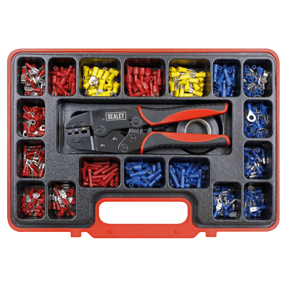 Sealey Ratchet Crimping Tool Kit 552pc Model No-AK386
