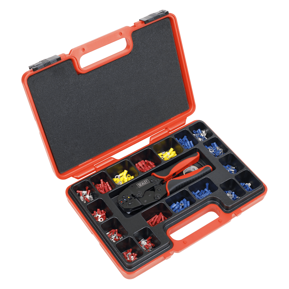 Sealey Ratchet Crimping Tool Kit 552pc Model No-AK386