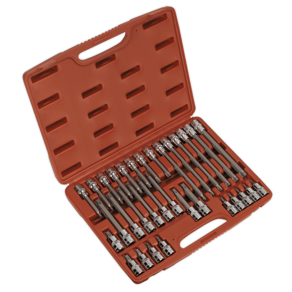 Sealey TRX-Star Socket Bit Set 32pc 1/2"Sq Drive Model No-AK2194