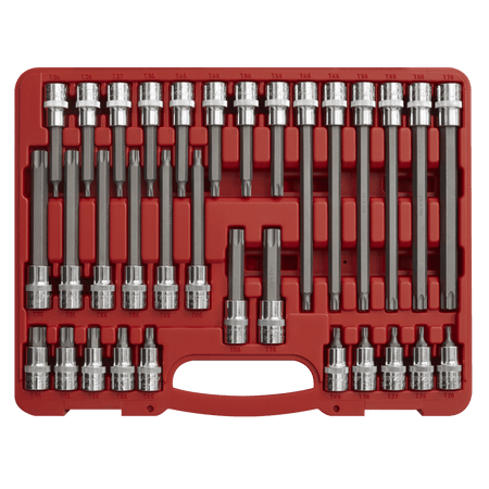 Sealey TRX-Star Socket Bit Set 32pc 1/2"Sq Drive Model No-AK2194