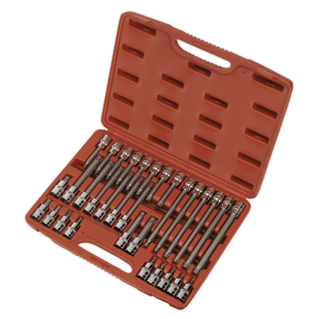 Sealey TRX-Star Socket Bit Set 32pc 1/2"Sq Drive Model No-AK2194