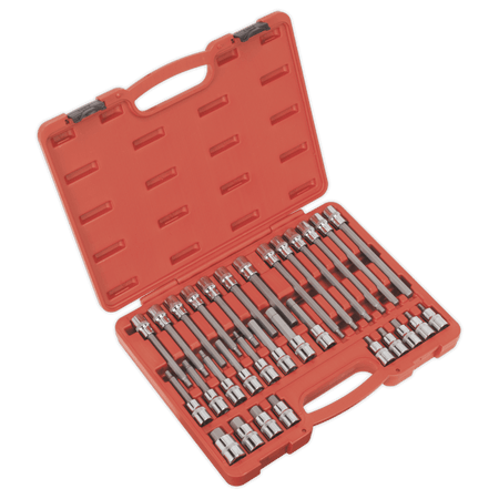Sealey Hex Socket Bit Set 30pc 1/2"Sq Drive Model No-AK2196