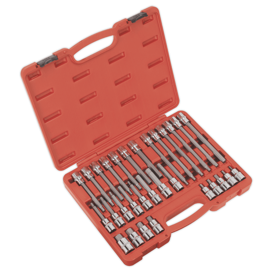 Sealey Hex Socket Bit Set 30pc 1/2"Sq Drive Model No-AK2196