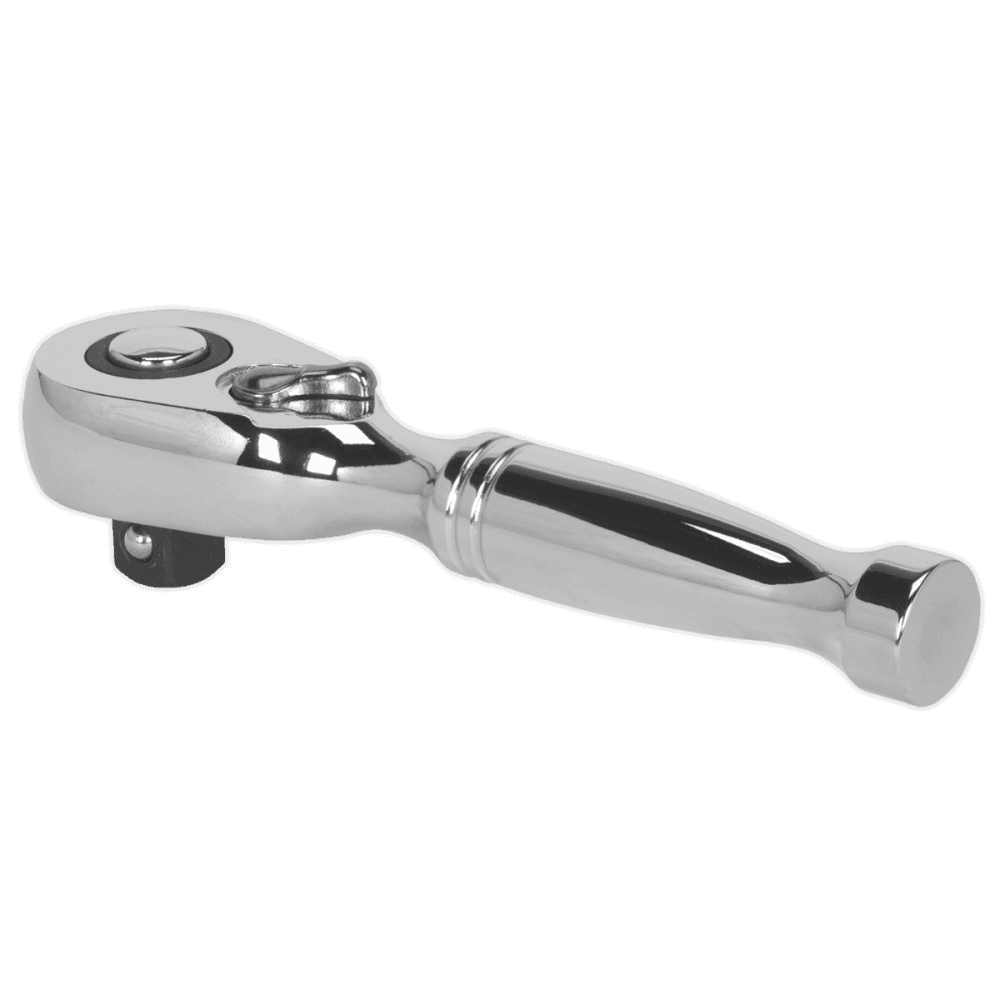 Sealey Stubby Ratchet Wrench 3/8"Sq Drive Pear-Head Flip Reverse Model No-AK661S