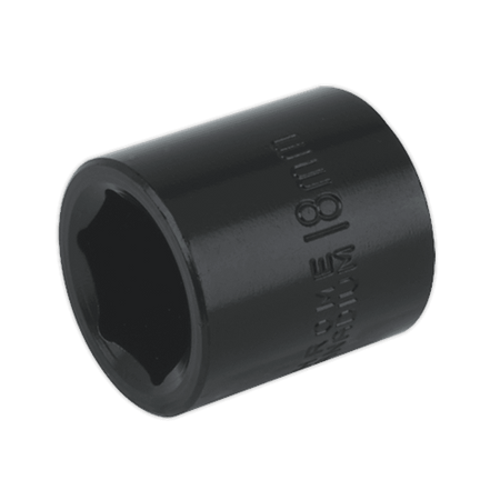 Sealey Impact Socket 18mm 3/8"Sq Drive Model No-IS3818