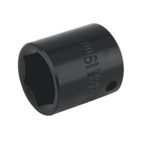 Sealey Impact Socket 19mm 3/8"Sq Drive Model No-IS3819