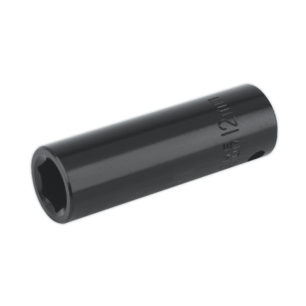 Sealey Impact Socket 12mm Deep 3/8"Sq Drive Model No-IS3812D