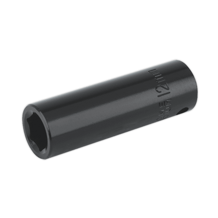 Sealey Impact Socket 12mm Deep 3/8"Sq Drive Model No-IS3812D