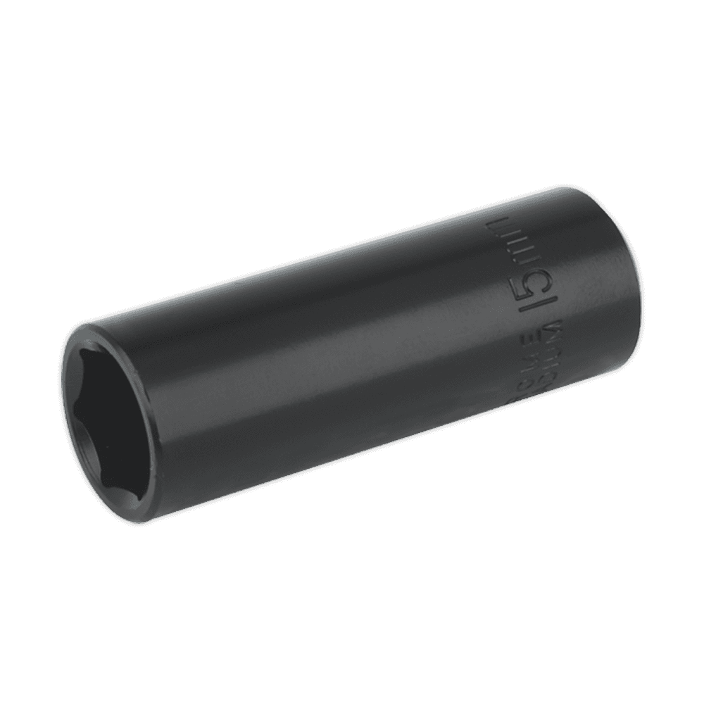 Sealey Impact Socket 15mm Deep 3/8"Sq Drive Model No-IS3815D