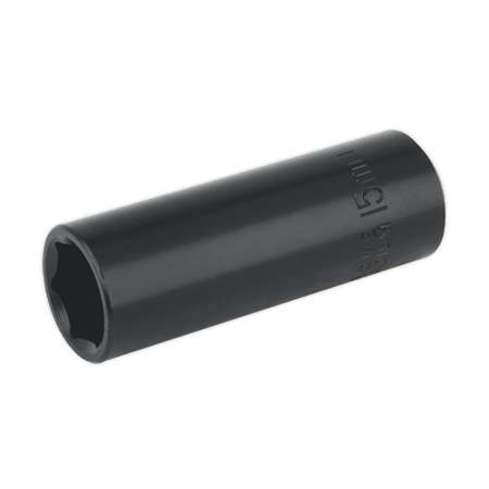Sealey Impact Socket 15mm Deep 3/8"Sq Drive Model No-IS3815D