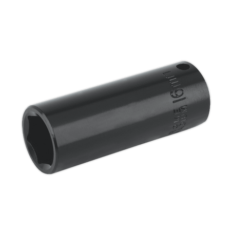 Sealey Impact Socket 16mm Deep 3/8"Sq Drive Model No-IS3816D