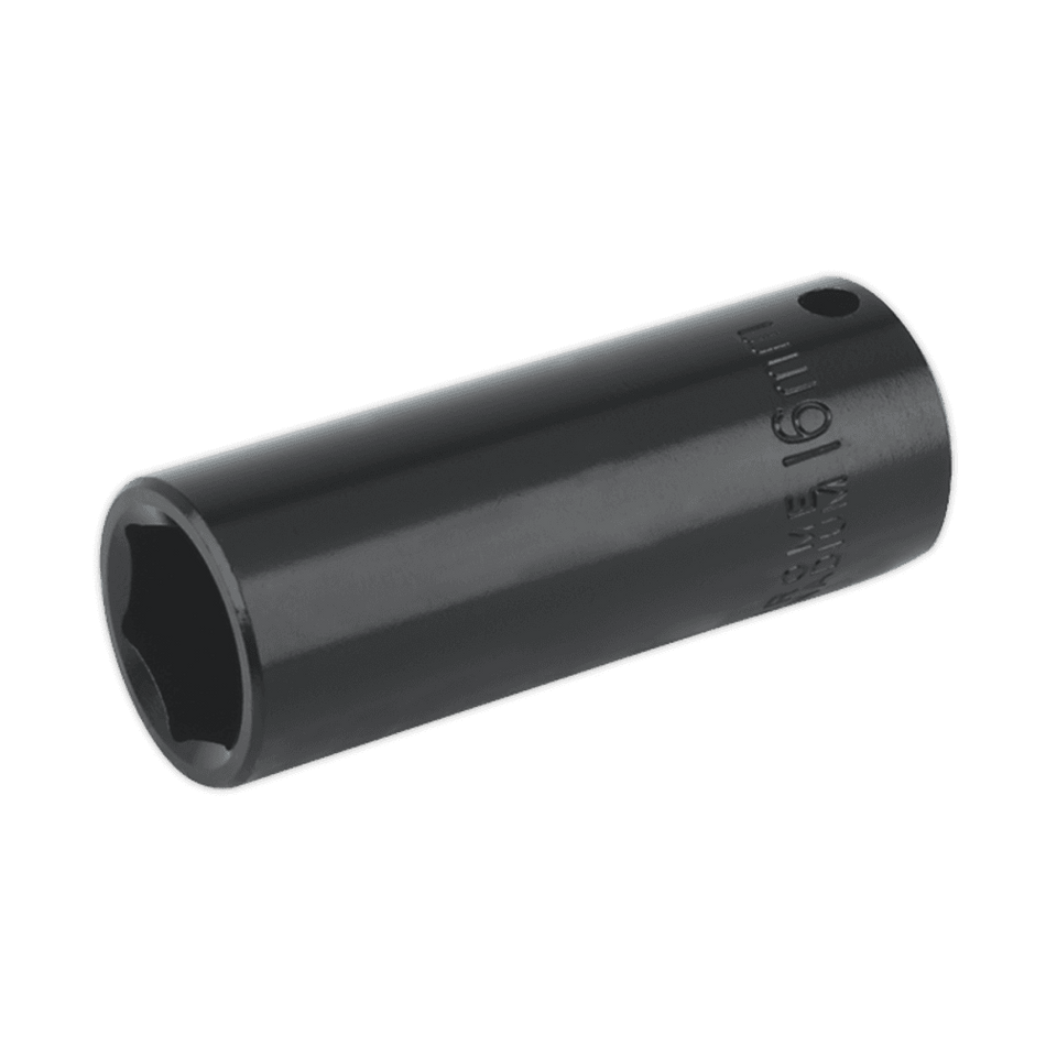 Sealey Impact Socket 16mm Deep 3/8"Sq Drive Model No-IS3816D