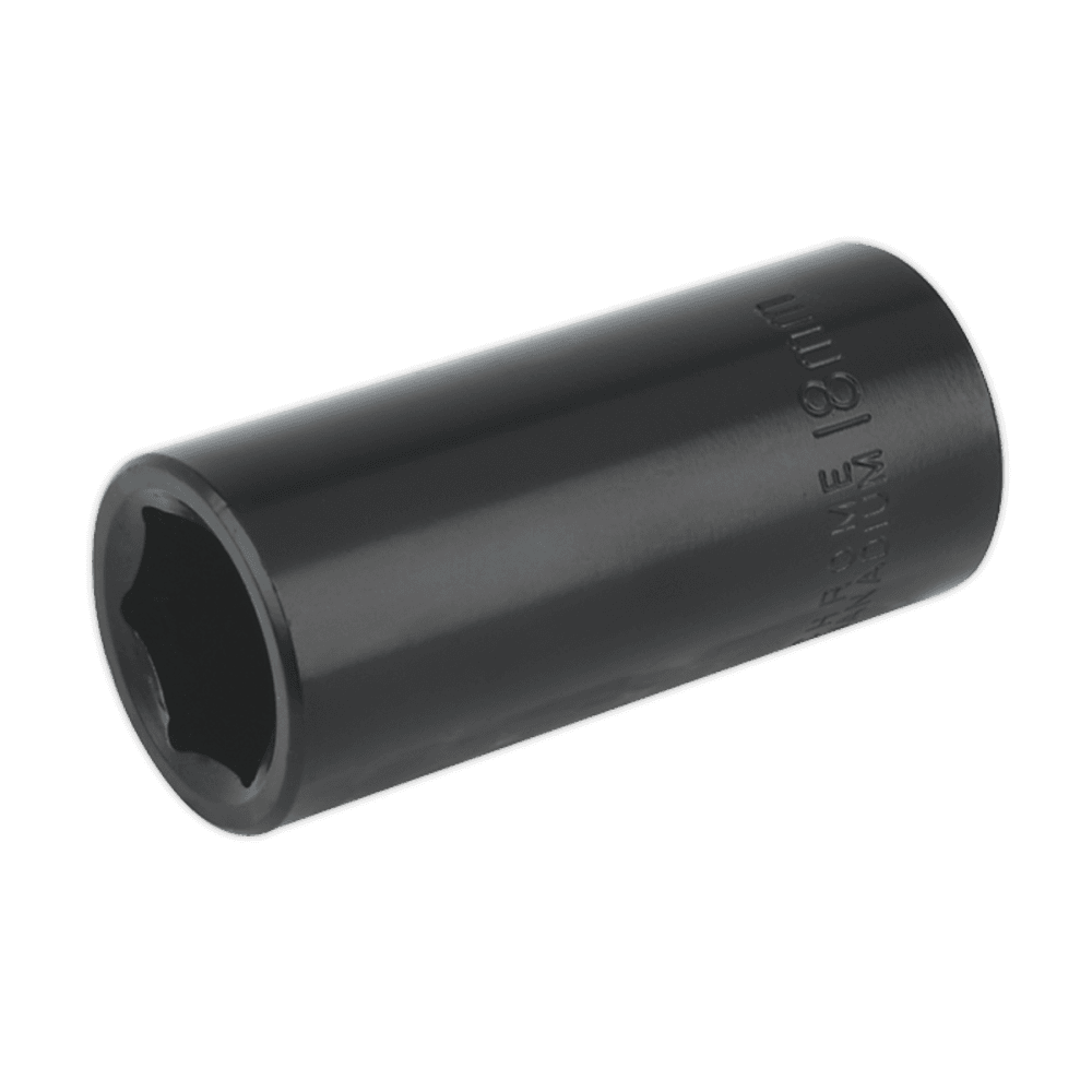 Sealey Impact Socket 18mm Deep 3/8"Sq Drive Model No-IS3818D