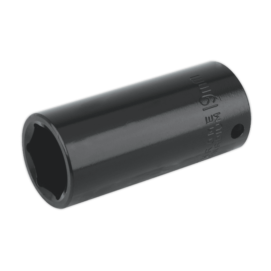 Sealey Impact Socket 19mm Deep 3/8"Sq Drive Model No-IS3819D