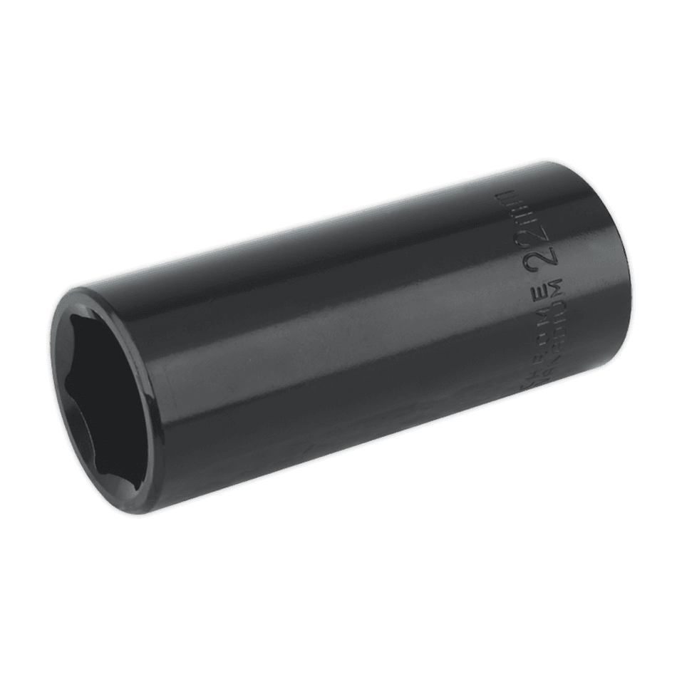 Sealey Impact Socket 22mm Deep 1/2"Sq Drive Model No-IS1222D