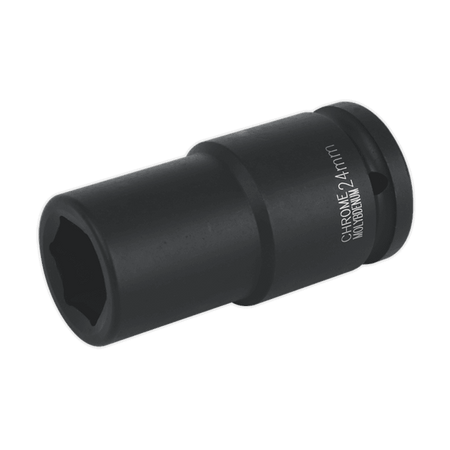 Sealey Impact Socket 24mm Deep 3/4"Sq Drive Model No-IS3424D