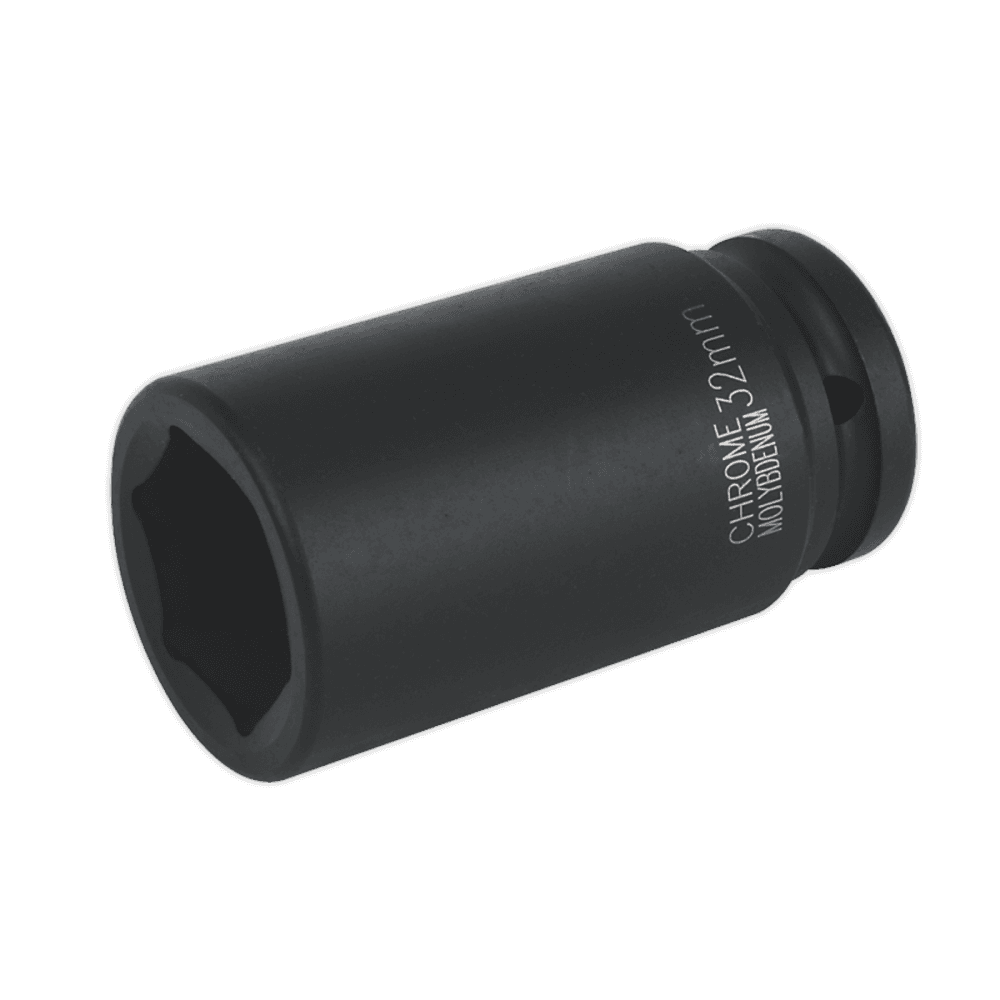 Sealey Impact Socket 32mm Deep 3/4"Sq Drive Model No-IS3432D