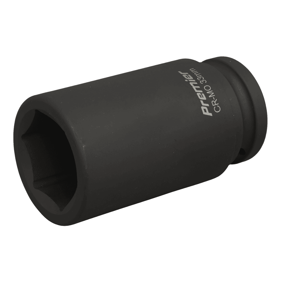 Sealey Impact Socket 33mm Deep 3/4"Sq Drive Model No-IS3433D