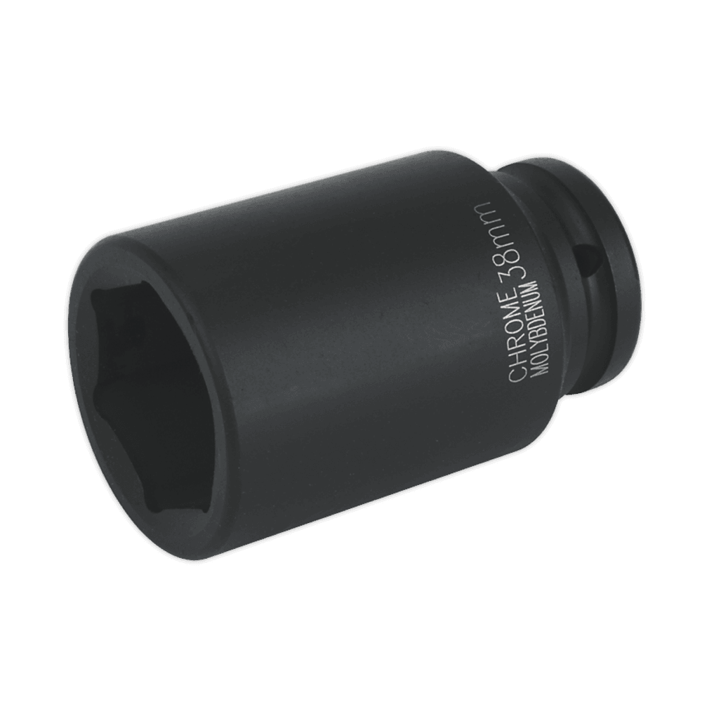 Sealey Impact Socket 38mm Deep 3/4"Sq Drive Model No-IS3438D