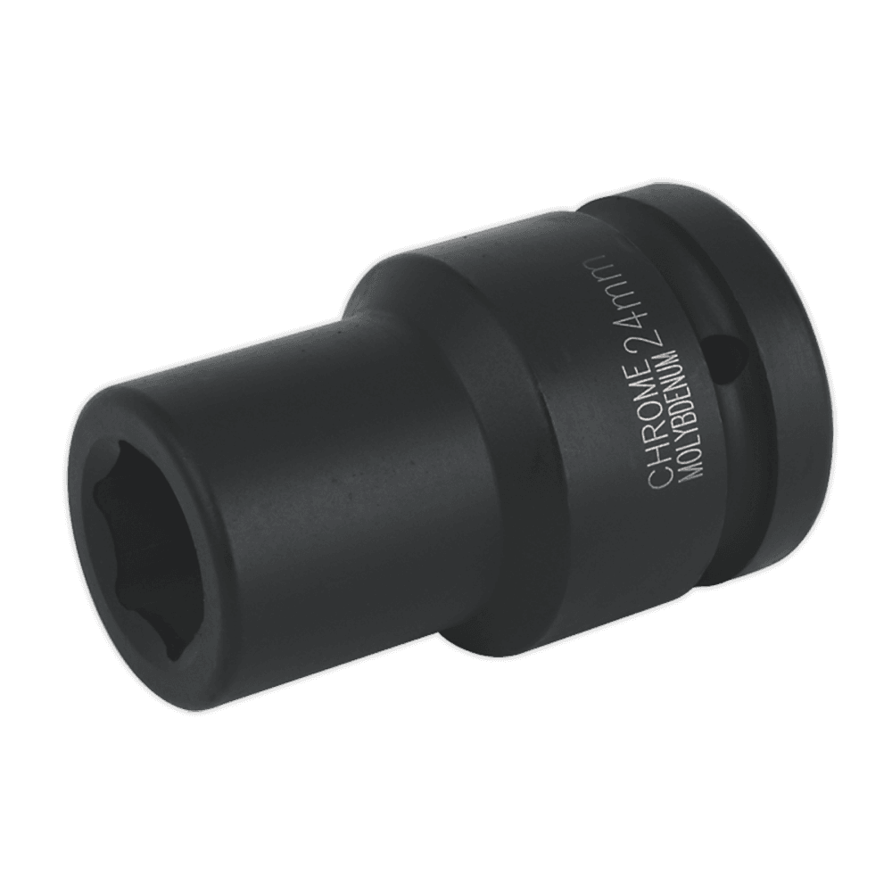Sealey Impact Socket 24mm Deep 1"Sq Drive Model No-IS124D