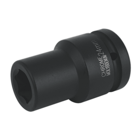 Sealey Impact Socket 24mm Deep 1"Sq Drive Model No-IS124D