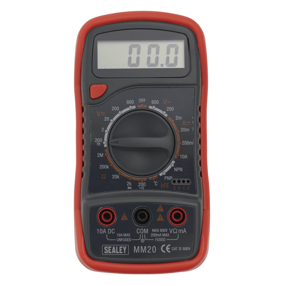 Sealey Digital Multimeter 8 Function with Thermocouple Model No-MM20