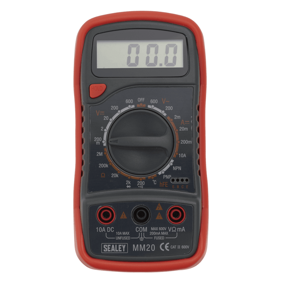 Sealey Digital Multimeter 8 Function with Thermocouple Model No-MM20