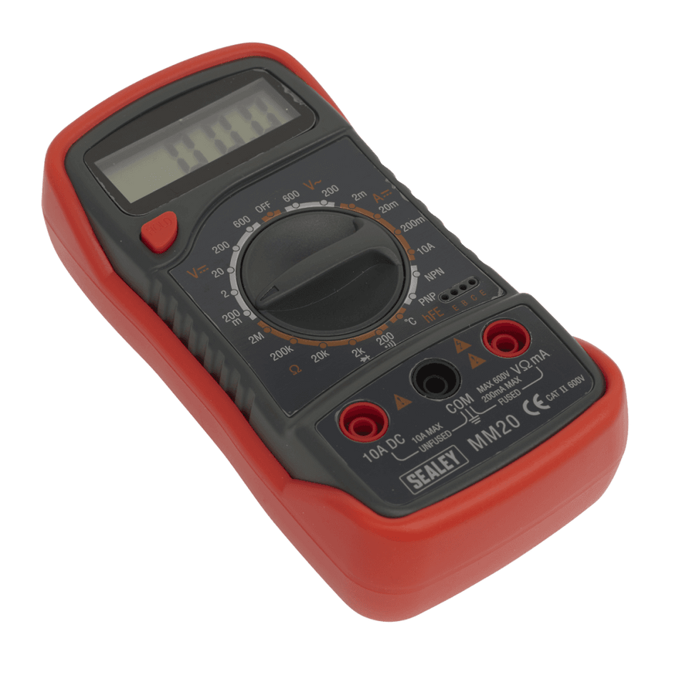 Sealey Digital Multimeter 8 Function with Thermocouple Model No-MM20