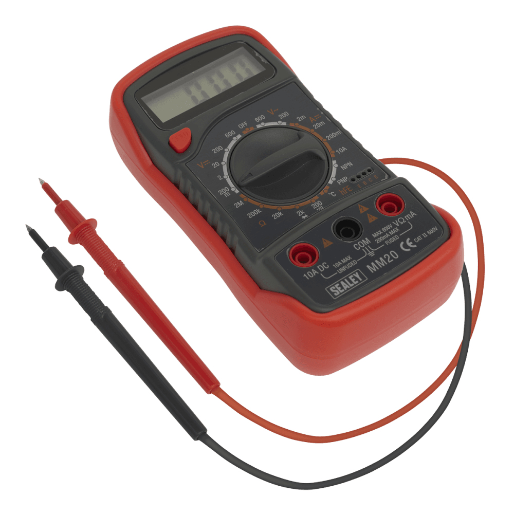 Sealey Digital Multimeter 8 Function with Thermocouple Model No-MM20