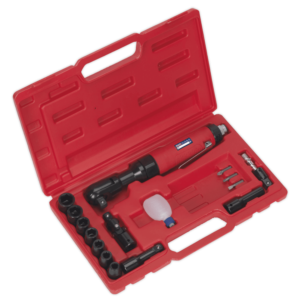 Sealey Air Ratchet Wrench Kit 1/2"Sq Drive Model No-GSA21KIT