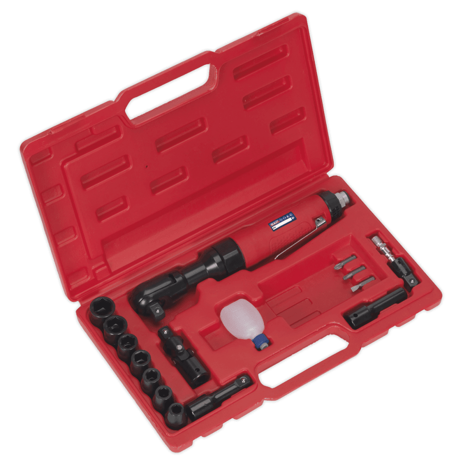 Sealey Air Ratchet Wrench Kit 1/2"Sq Drive Model No-GSA21KIT