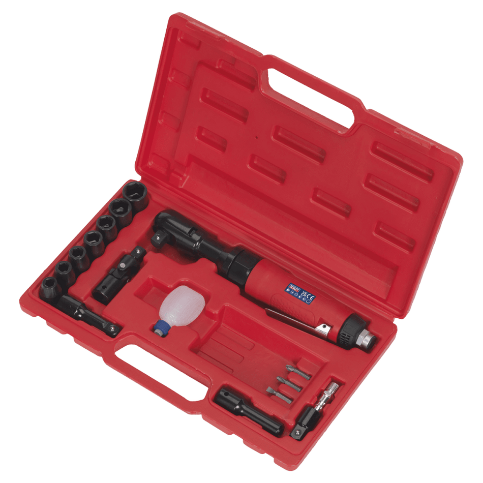 Sealey Air Ratchet Wrench Kit 1/2"Sq Drive Model No-GSA21KIT