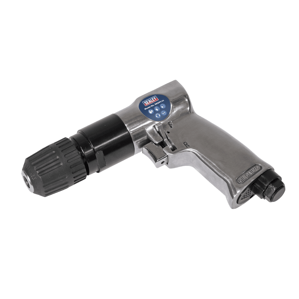 Sealey Air Drill 10mm Reversible with Keyless Chuck Model No-SA241