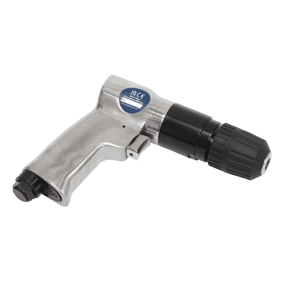 Sealey Air Drill 10mm Reversible with Keyless Chuck Model No-SA241