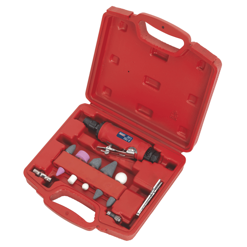 Sealey Air Die Grinder Kit 13pc Model No-GSA67