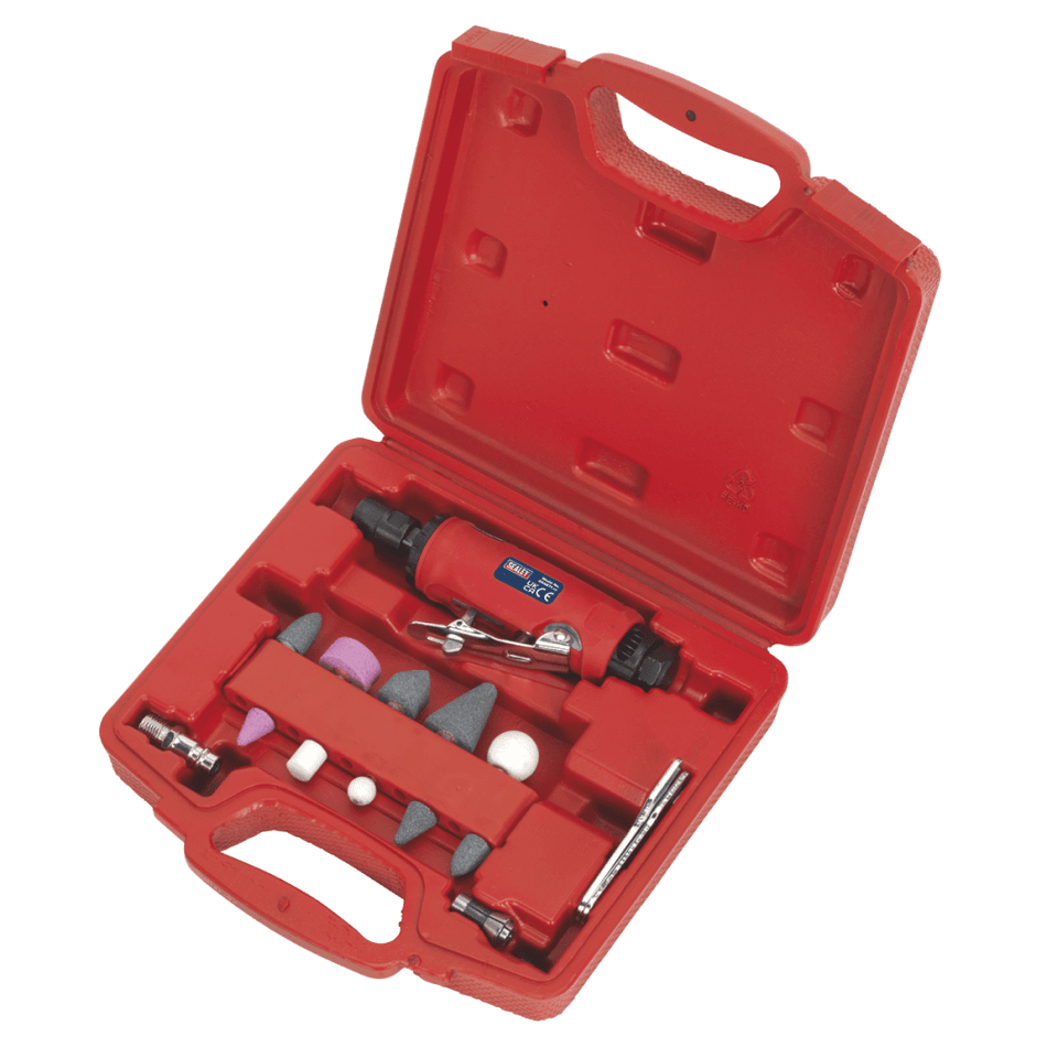 Sealey Air Die Grinder Kit 13pc Model No-GSA67