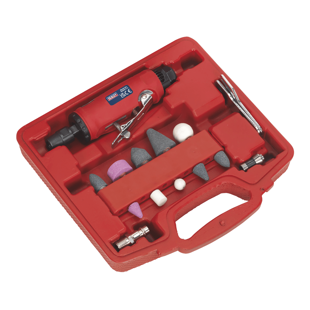 Sealey Air Die Grinder Kit 13pc Model No-GSA67