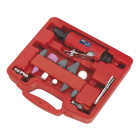 Sealey Air Die Grinder Kit 13pc Model No-GSA67