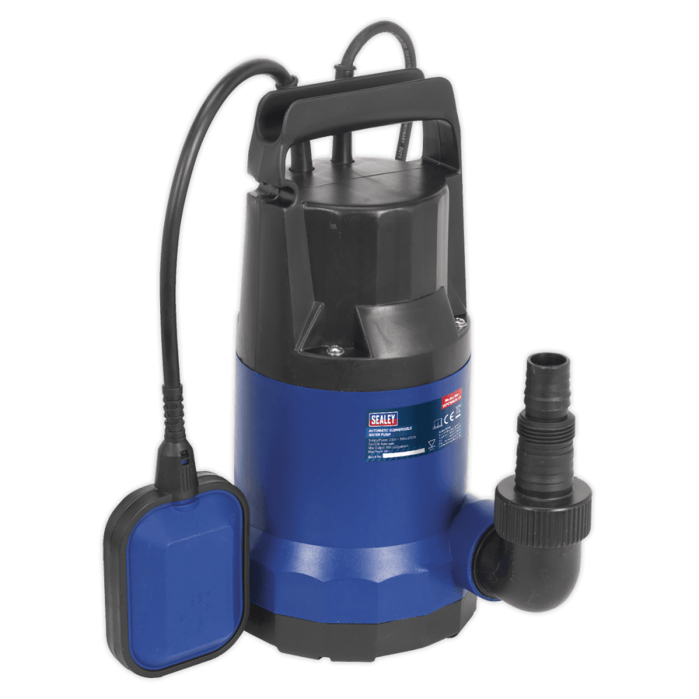 Sealey Submersible Water Pump Automatic 100ltr/min 230V Model No-WPC100A