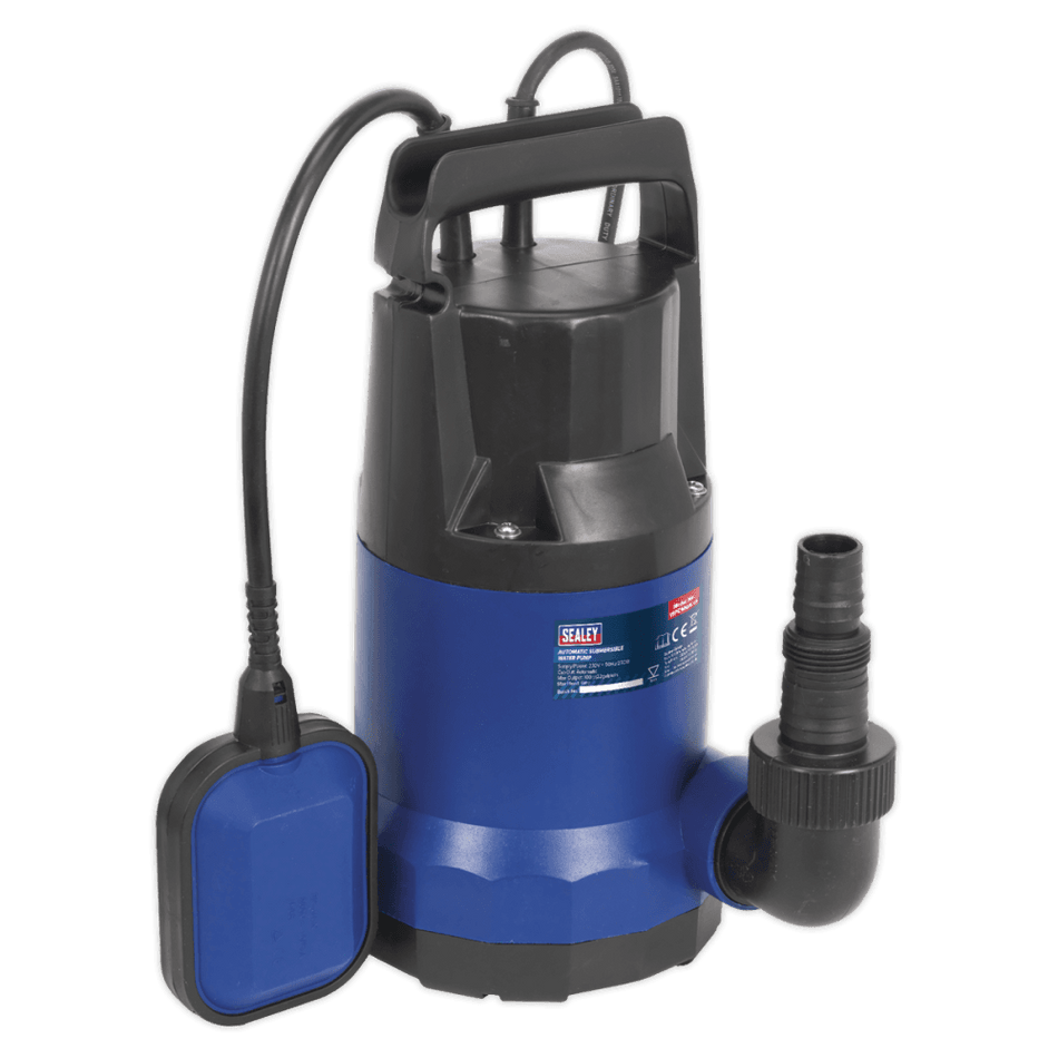Sealey Submersible Water Pump Automatic 100ltr/min 230V Model No-WPC100A