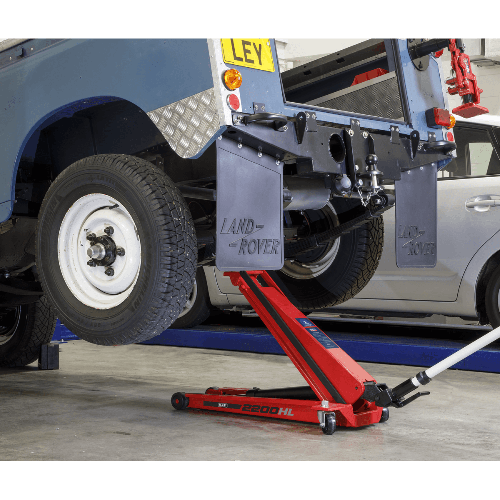 Sealey Trolley Jack 2tonne High Lift Low Entry Model No-2200HL