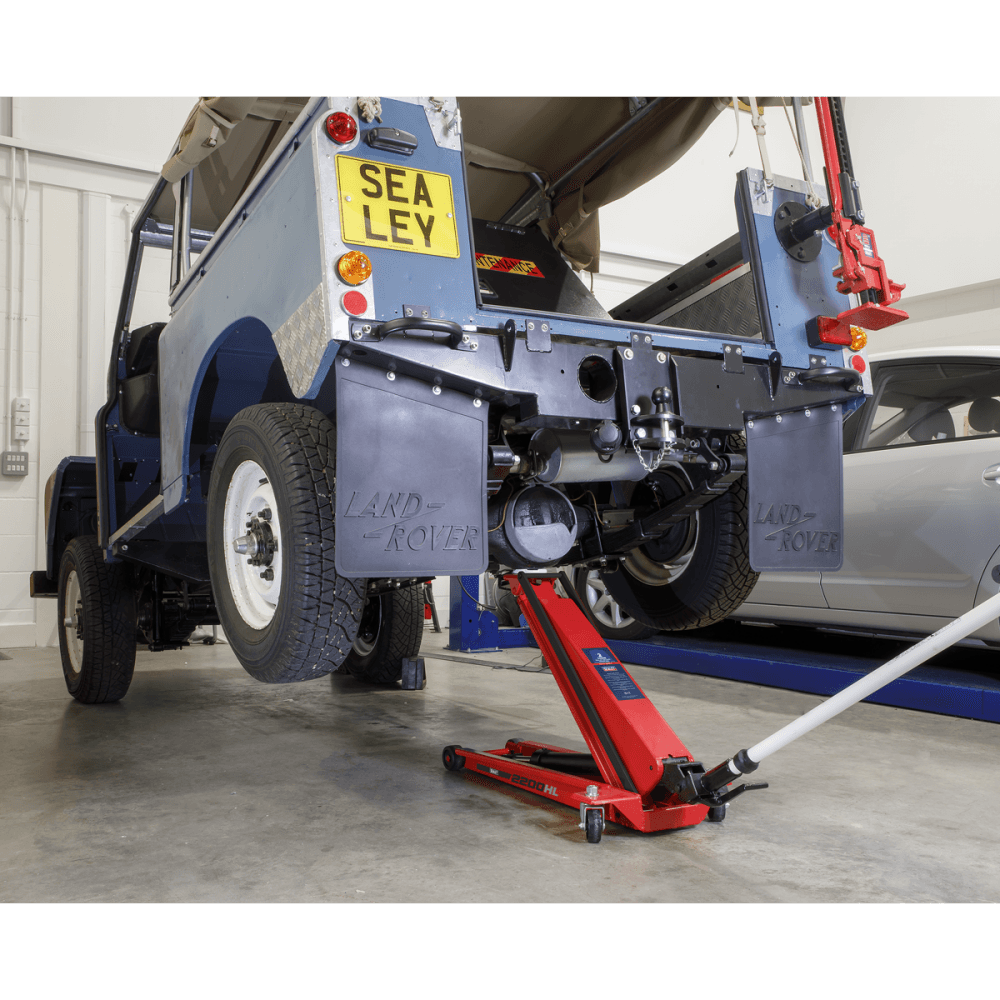 Sealey Trolley Jack 2tonne High Lift Low Entry Model No-2200HL