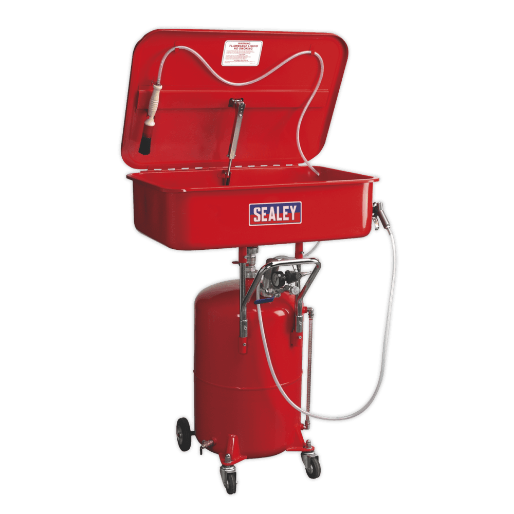 Sealey Mobile Parts Cleaning Tank Air Operated with Reservoir Model No-SM224