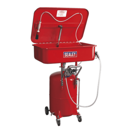 Sealey Mobile Parts Cleaning Tank Air Operated with Reservoir Model No-SM224