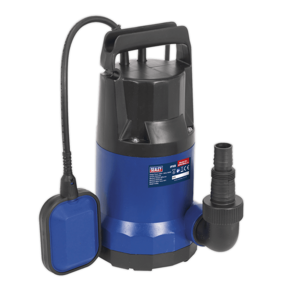 Sealey Submersible Water Pump Automatic 167ltr/min 230V Model No-WPC150A