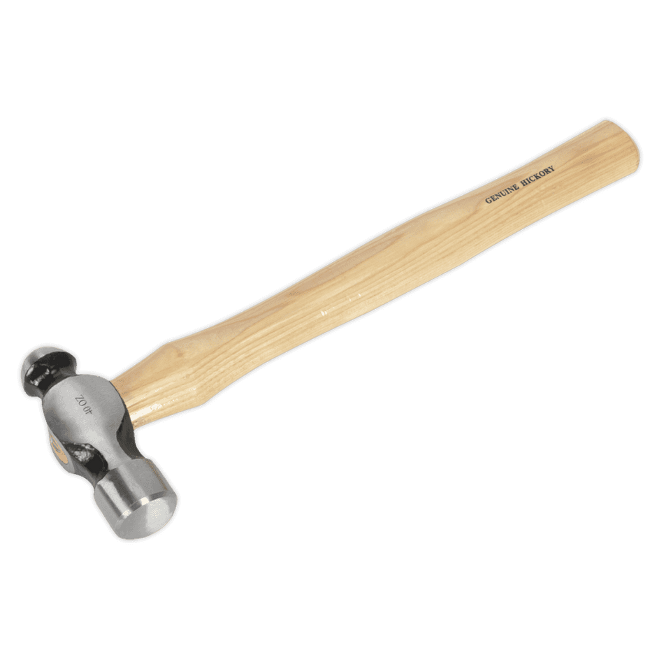 Sealey Ball Pein Hammer 2.5lb Hickory Shaft Model No-BPH40